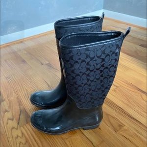 Coach Rain Boots NEW